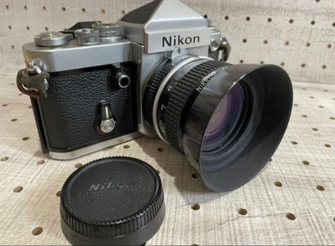 Nikon ニコンF2 DE-1レンズNikkor 28mm f3.5フード