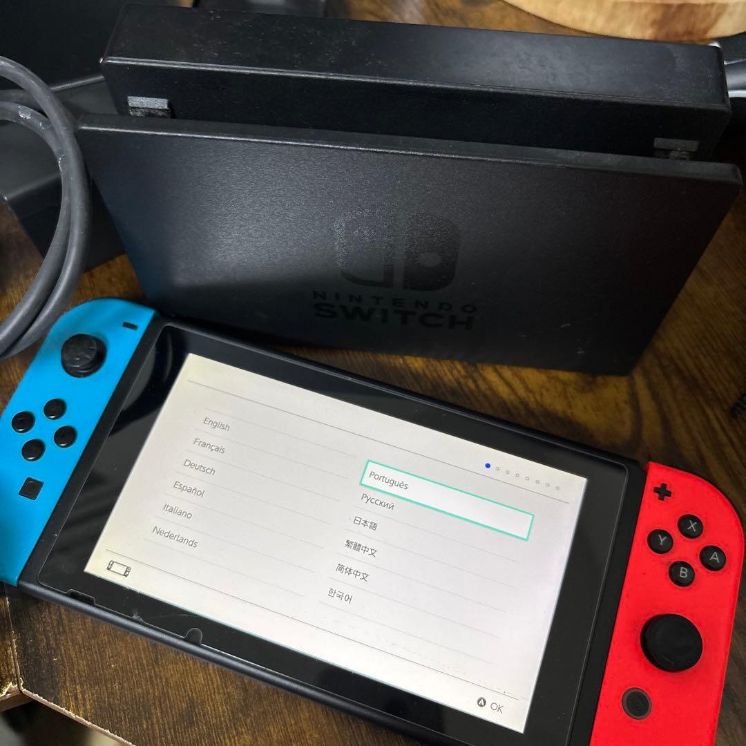 Nintendo Switch 青と赤 本体, ドック, HDMIケーブル
