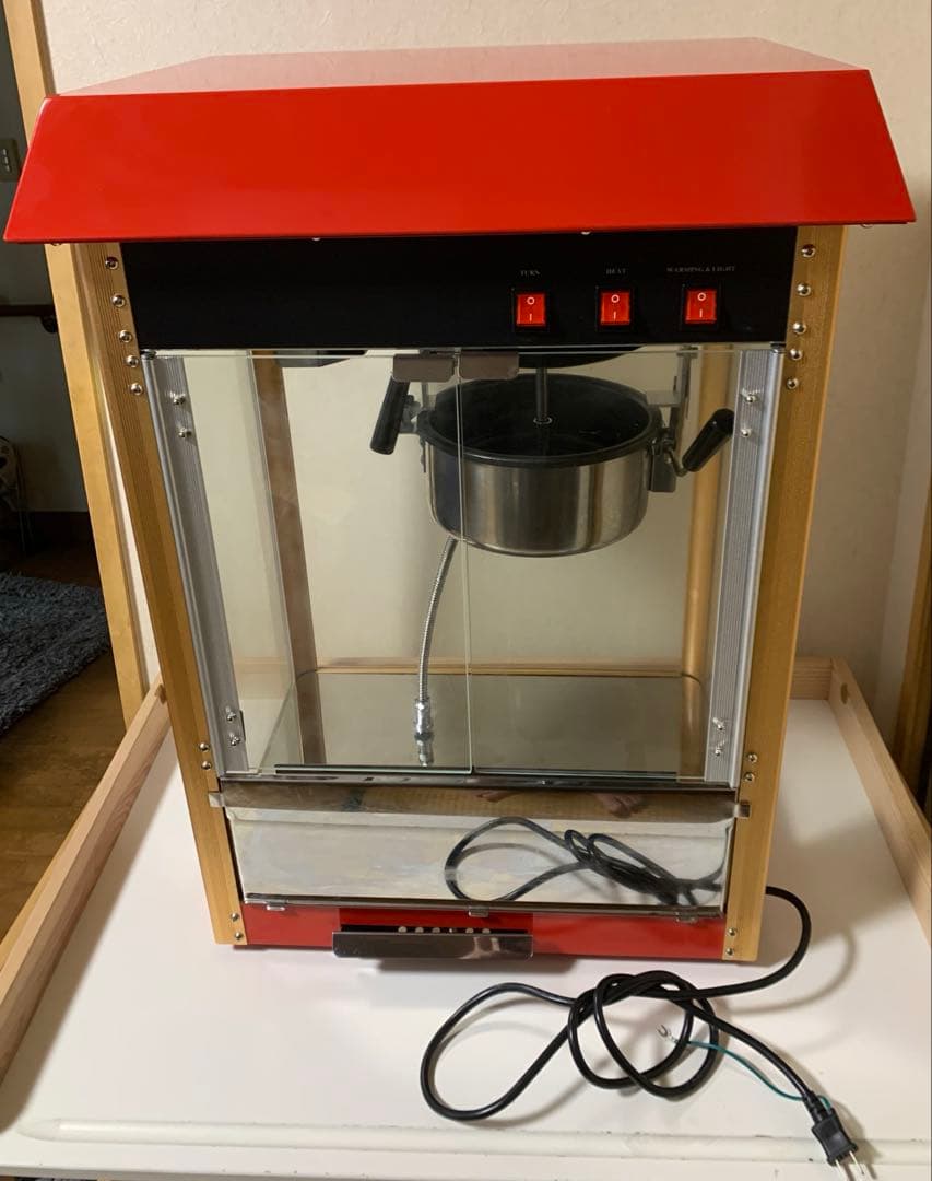 ポップコーンマシーン 赤