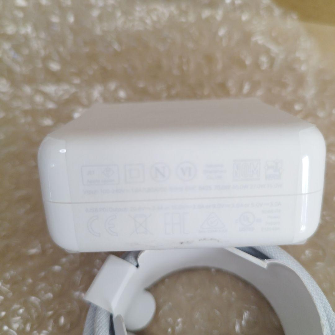 Apple純正 70W USB-C電源アダプタとケーブル
