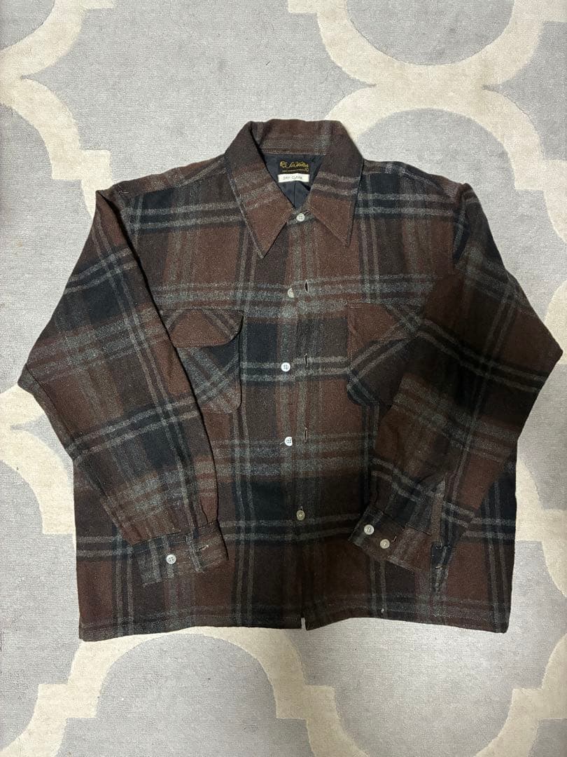 ウールシャツ ヴィンテージ 70s 80s wool shirts ボードシャツ