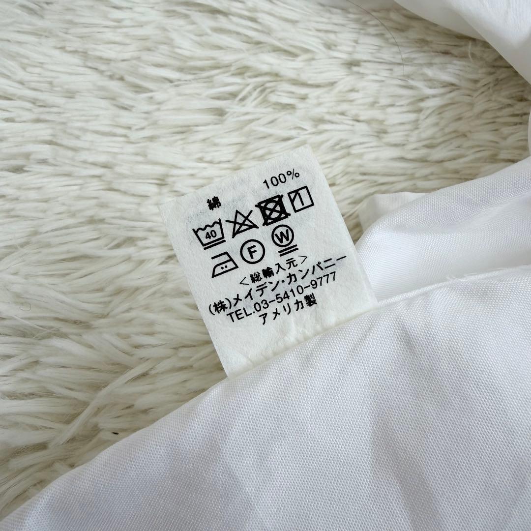 極美品 INDIVIDUALIZED SHIRTS B.Dシャツ ホワイト XL