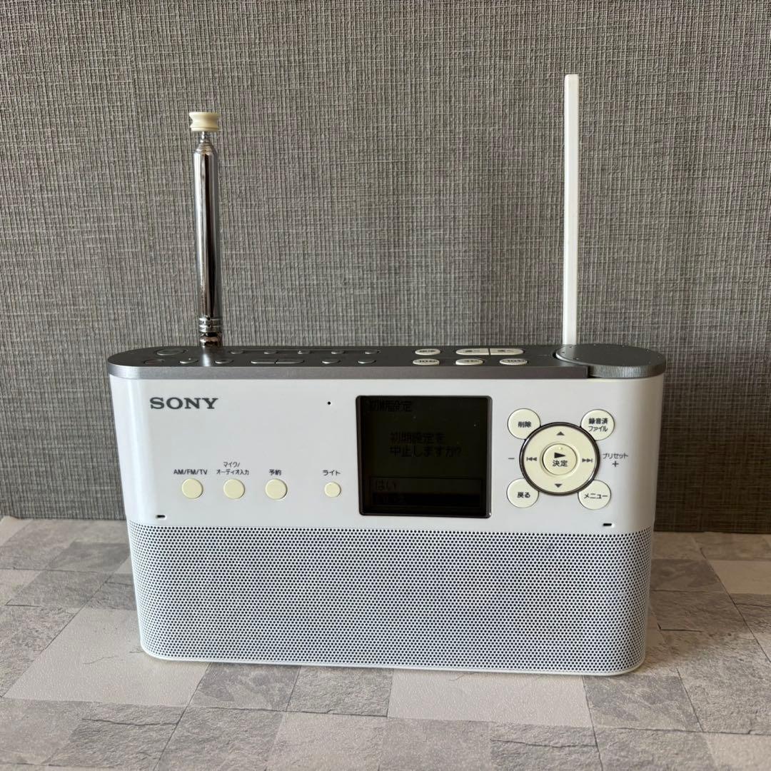 SONY ソニー ICZ-R260ポータブルラジオレコーダーTV