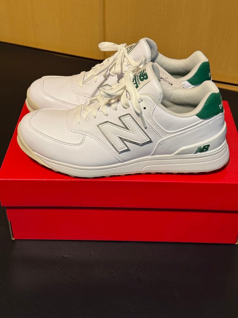 New Balance 574 J3 ホワイト/グリーン