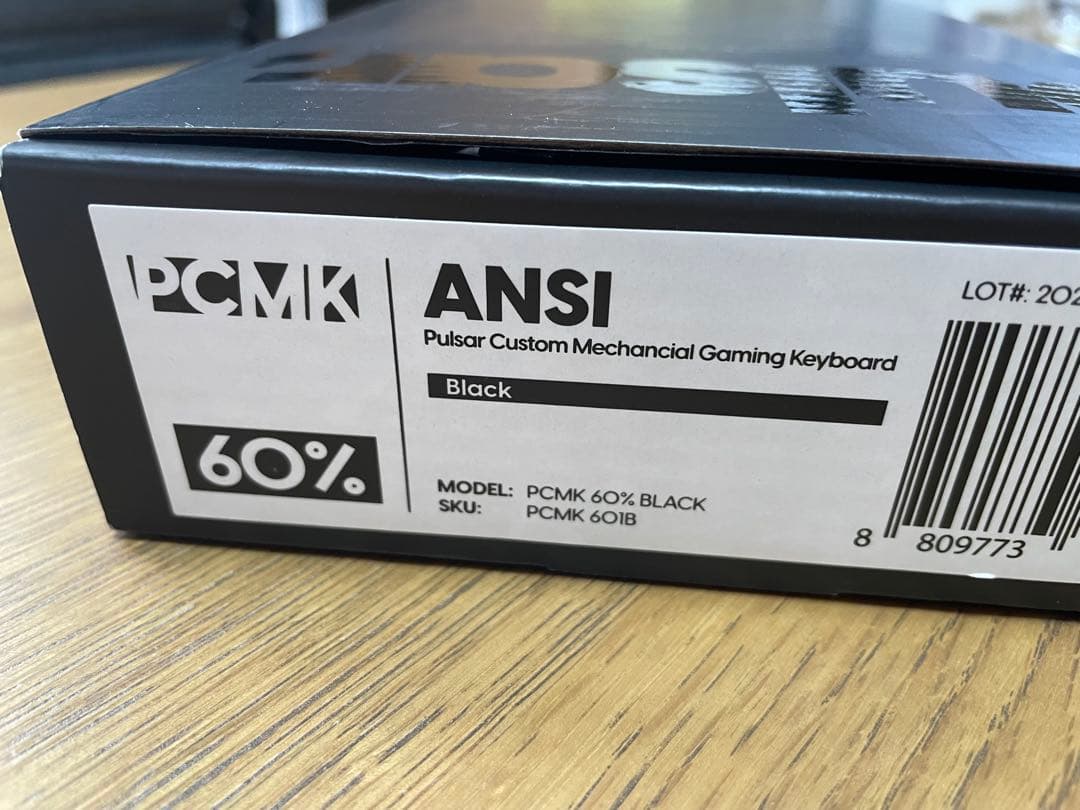 pulsar PCMK 60％ANSI キーボード中古品