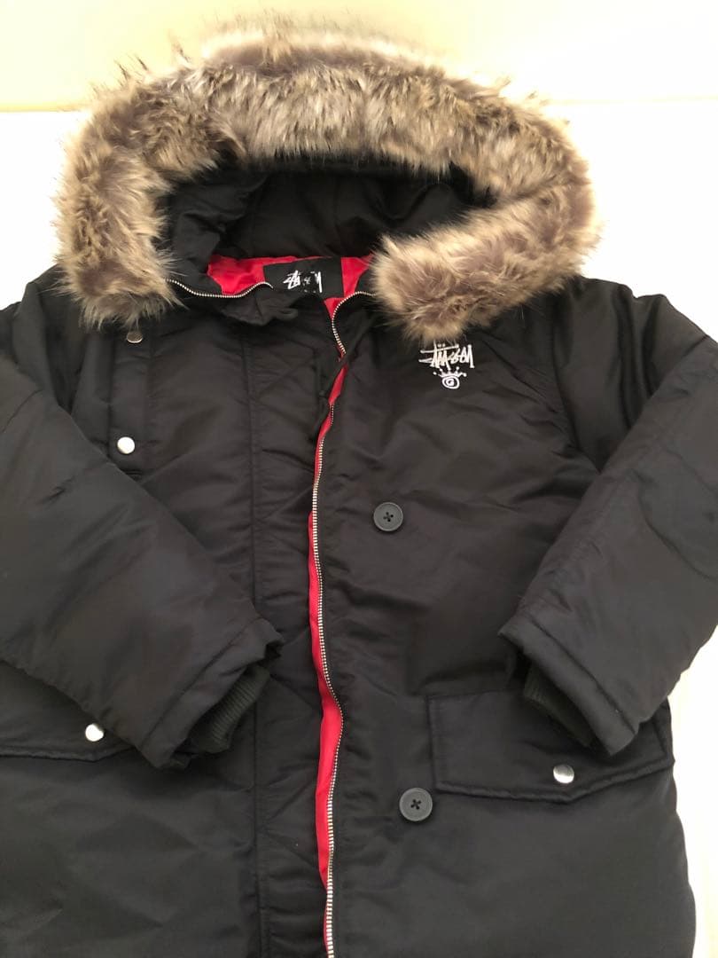 ken　stussy ミリタリーダウンジャケット　ファー