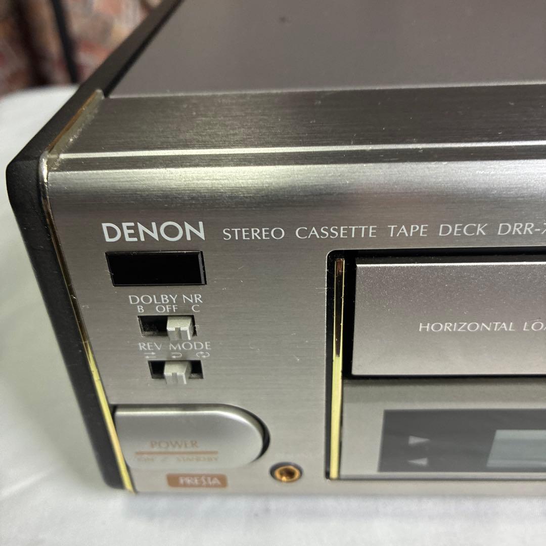 動作品！美品！DENON カセットデッキ DRR-7.5S