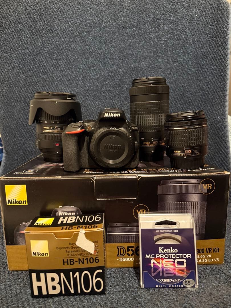 Nikon D5600 ダブルズームキット＋レンズ1本