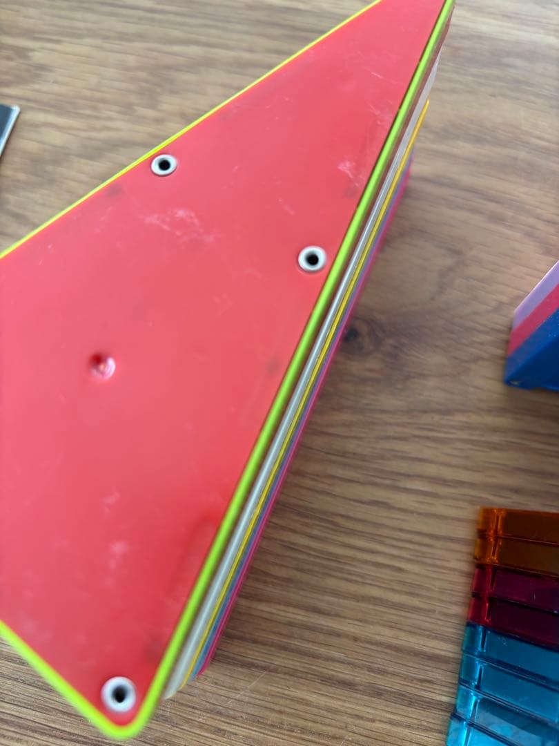 132パーツ　ピタゴラス　知育玩具　立体パズル