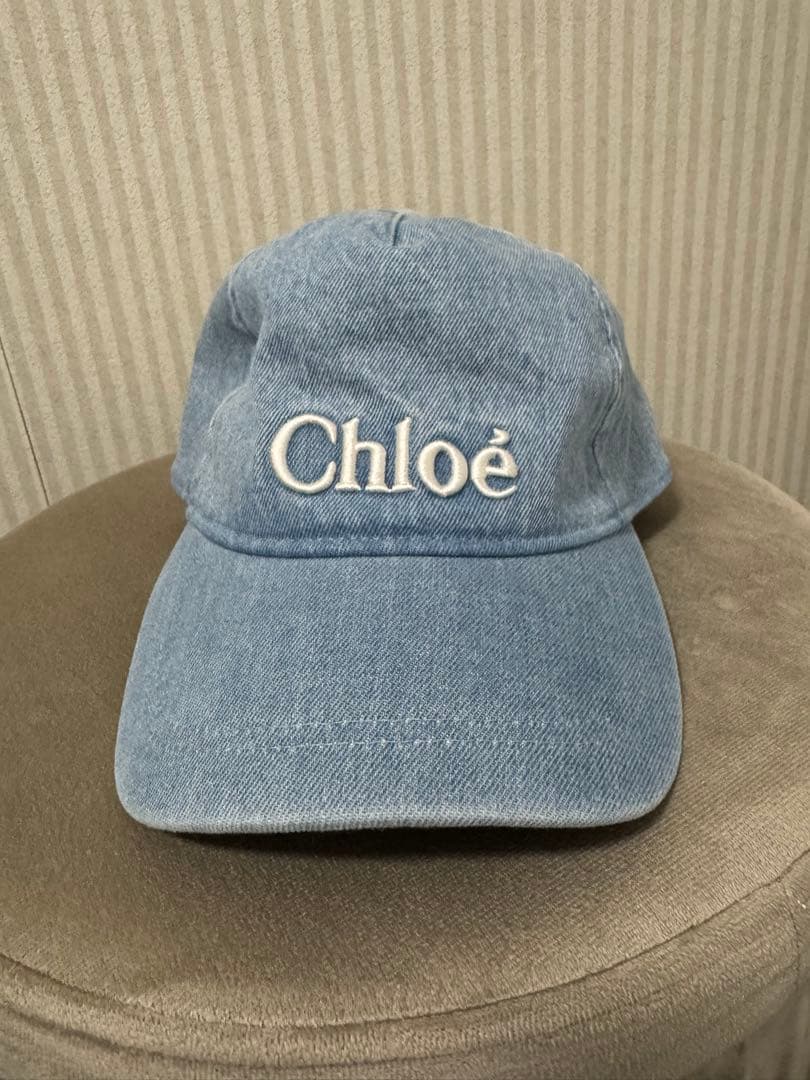 Chloe クロエ　デニムキャップ ベースボールキャップ　正規品