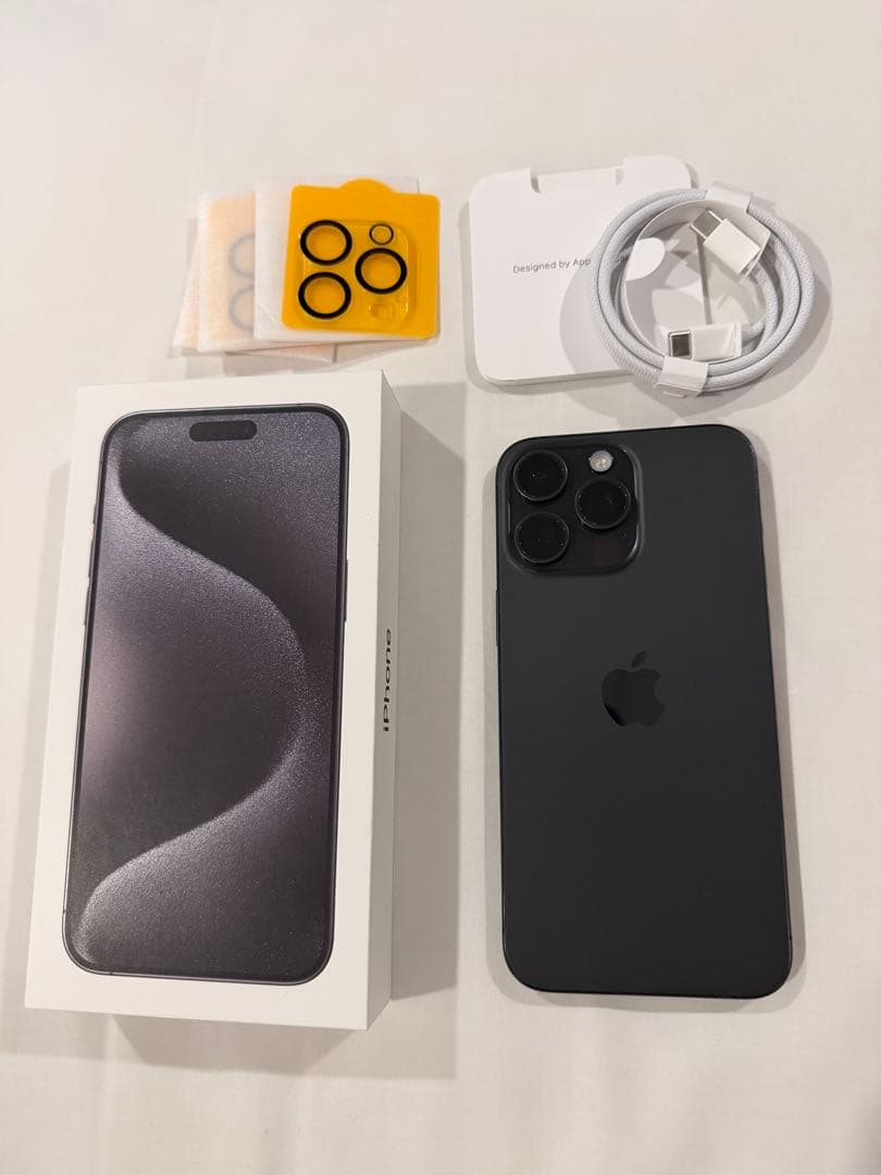 iPhone15ProMAX 256GB ブラックチタニウムSIMフリー