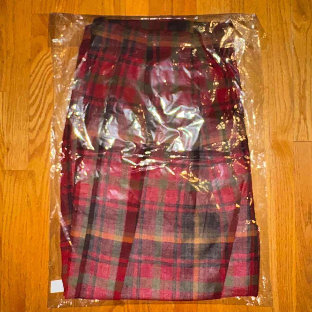 needles W/N MADRAS CHECK 赤　セットアップ　上下セット