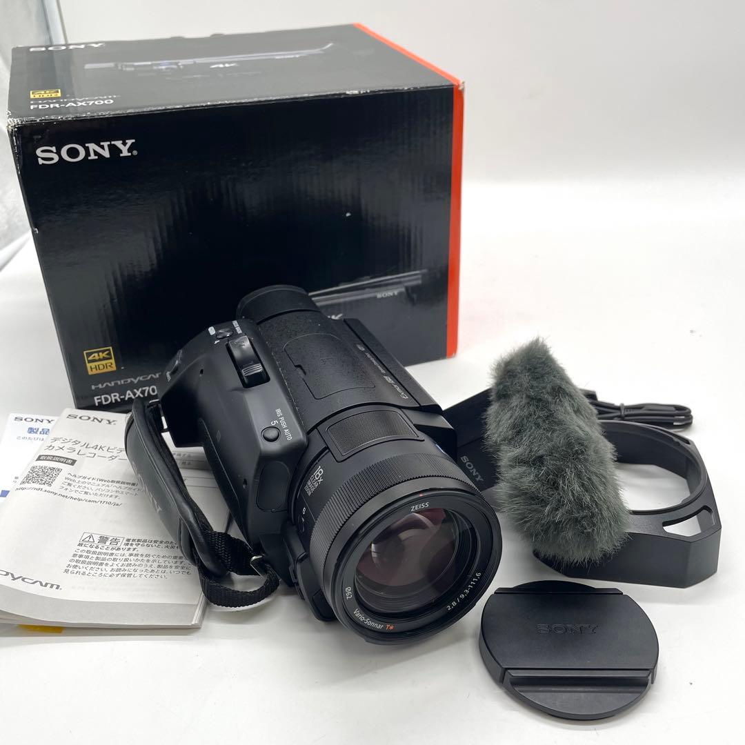 ソニー FDR-AX700 デジタルカメラレコーダー 4K ハンディカム 稼働品