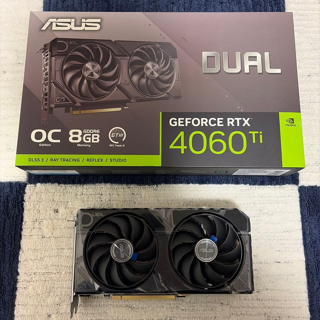 グラフィックボード・グラボ・ビデオカード ASUS DUAL-RTX4060Ti-O8G-EVO