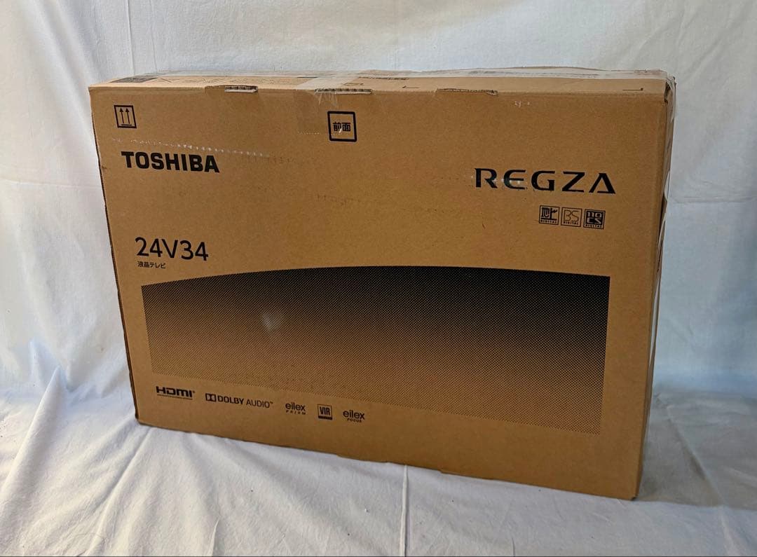 ③【動作品】東芝 24V34 24型 液晶テレビ 2022年　欠品あり