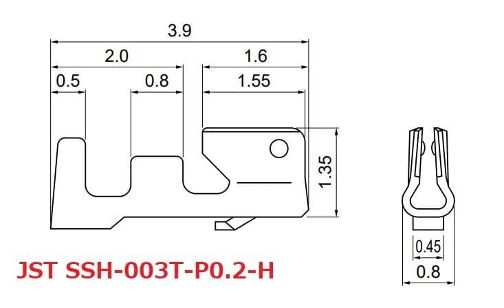 SSH-003T-P0.2-H 互換品【1.0-T】連鎖状16000個