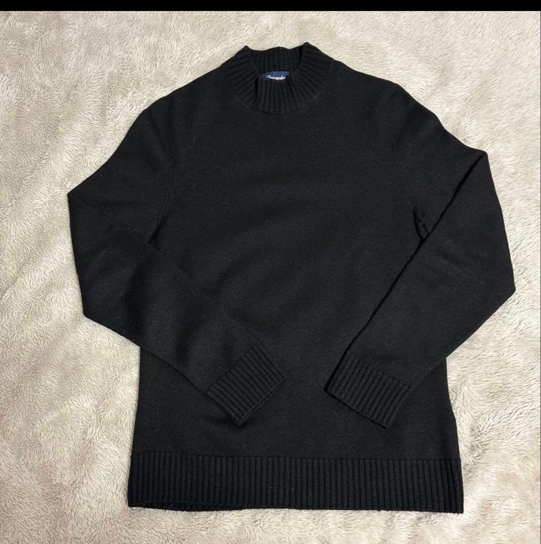 Drumohr/ドルモア／モックネックニット／ブラック／48