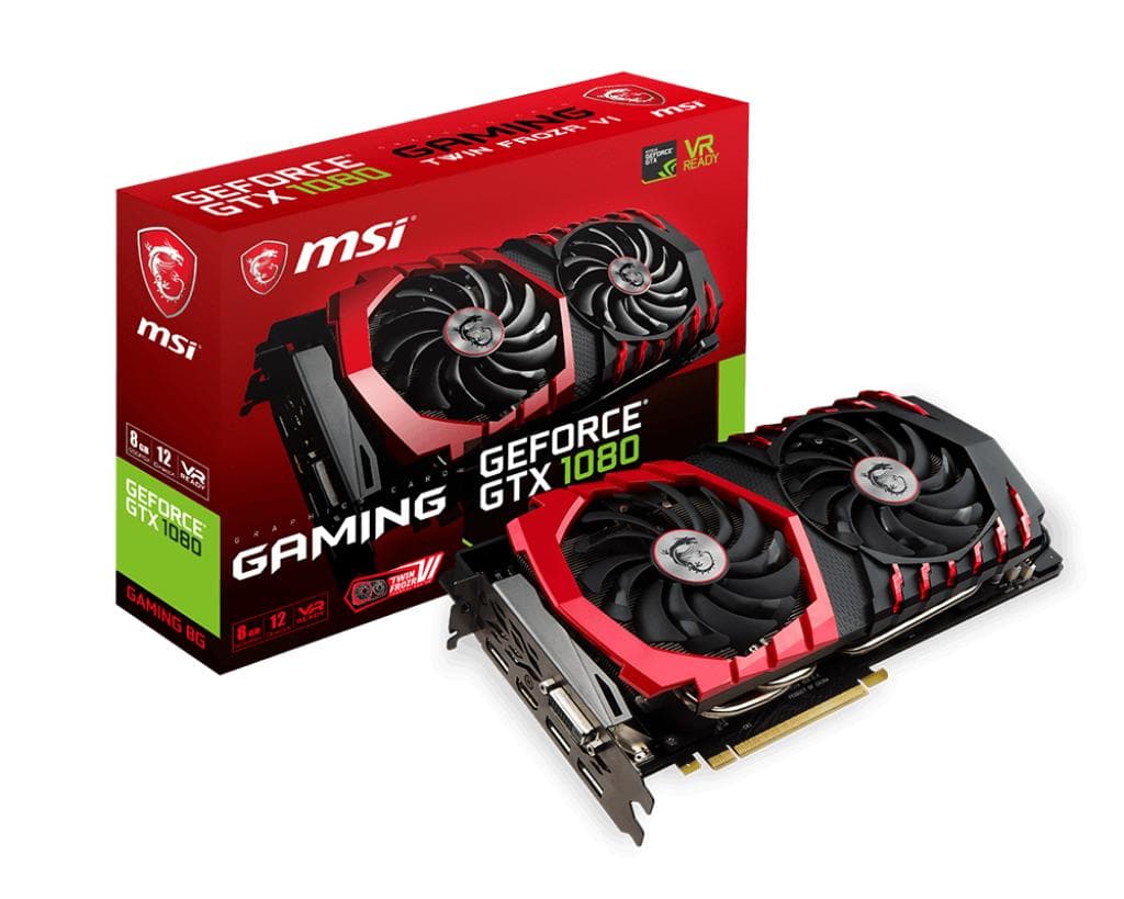 （中古）MSI GTX 1080 GAMING 8G [PCIExp 8GB]