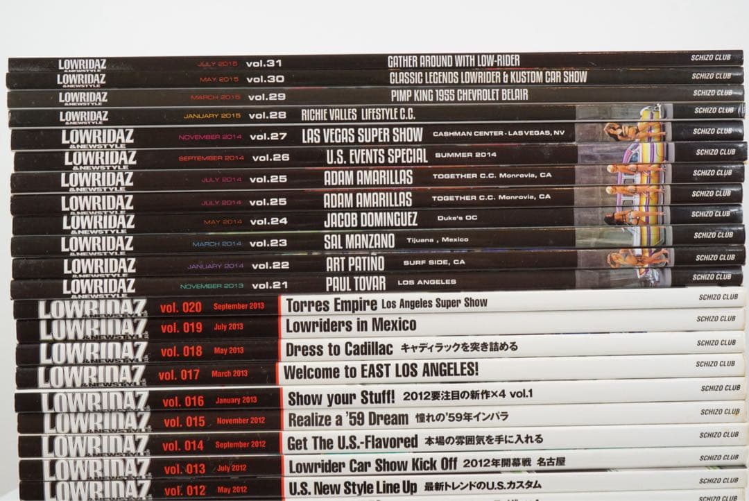 LOWRIDAZ 全巻　ローライダー 雑誌