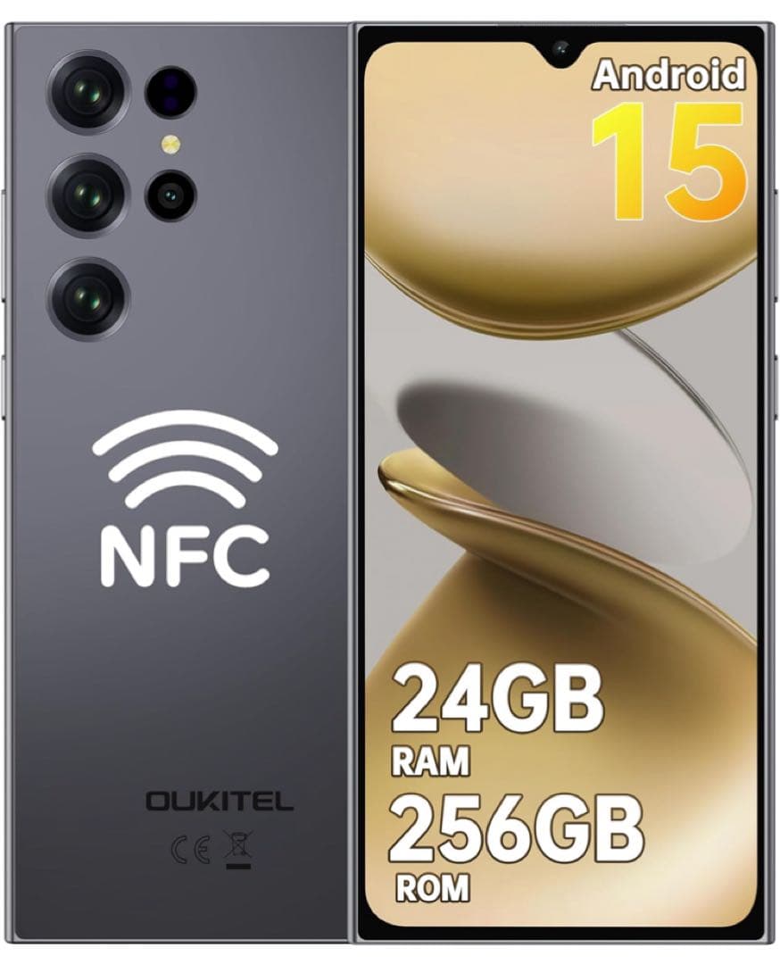 【新品】OUKITEL C61 Pro 24GB+256GB ブラック