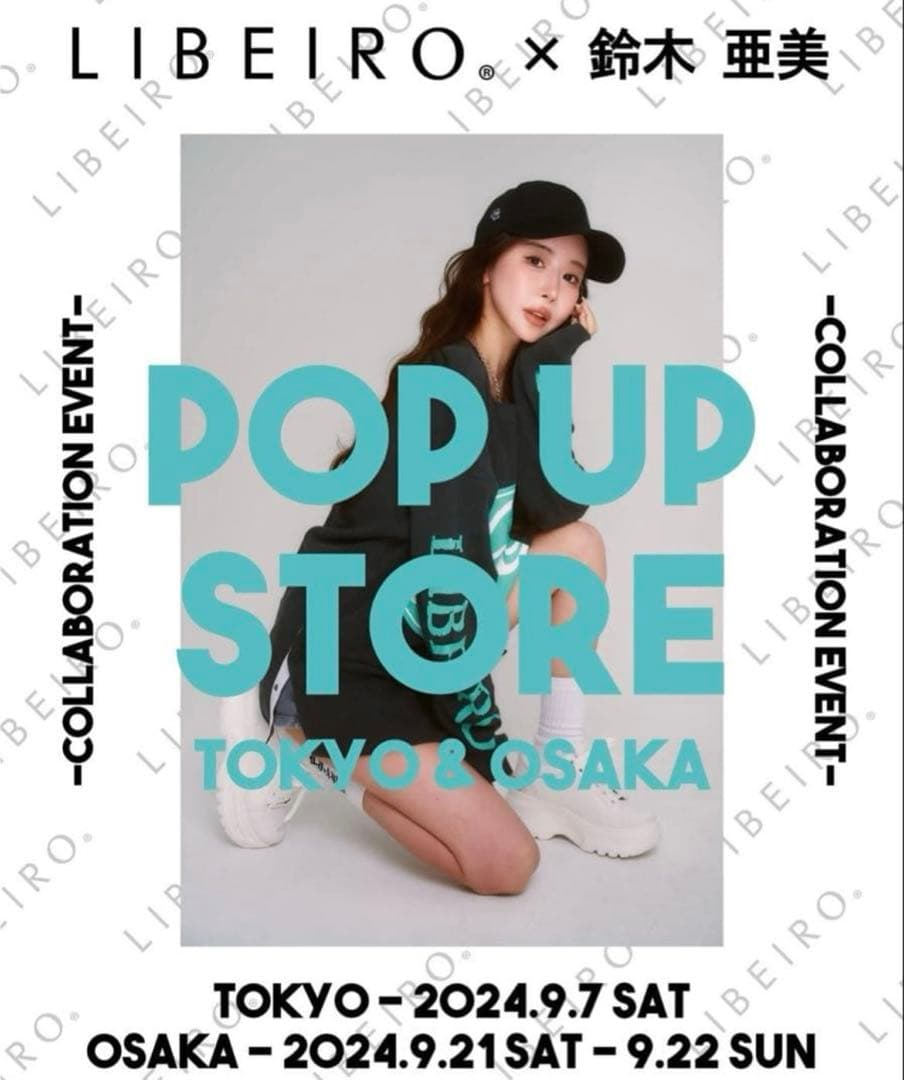 LIBEIRO ポップアップストア限定ベースボールキャップ