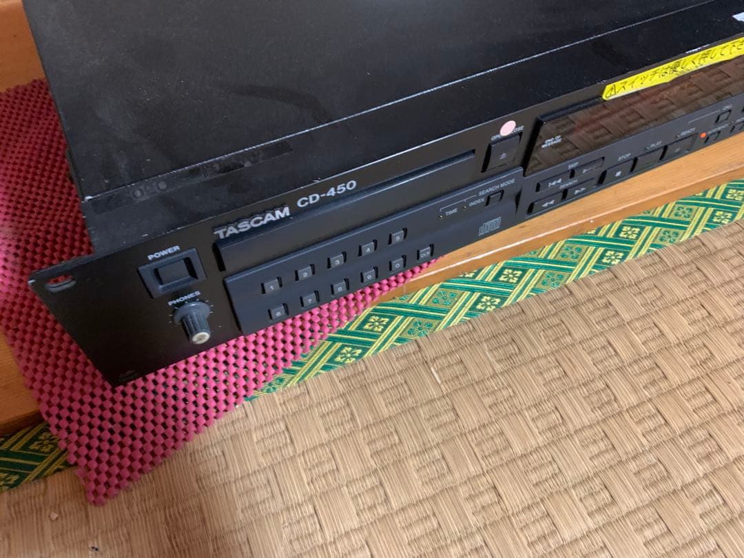 動作品　TASCAM　業務用CD　プレーヤー　CD-450