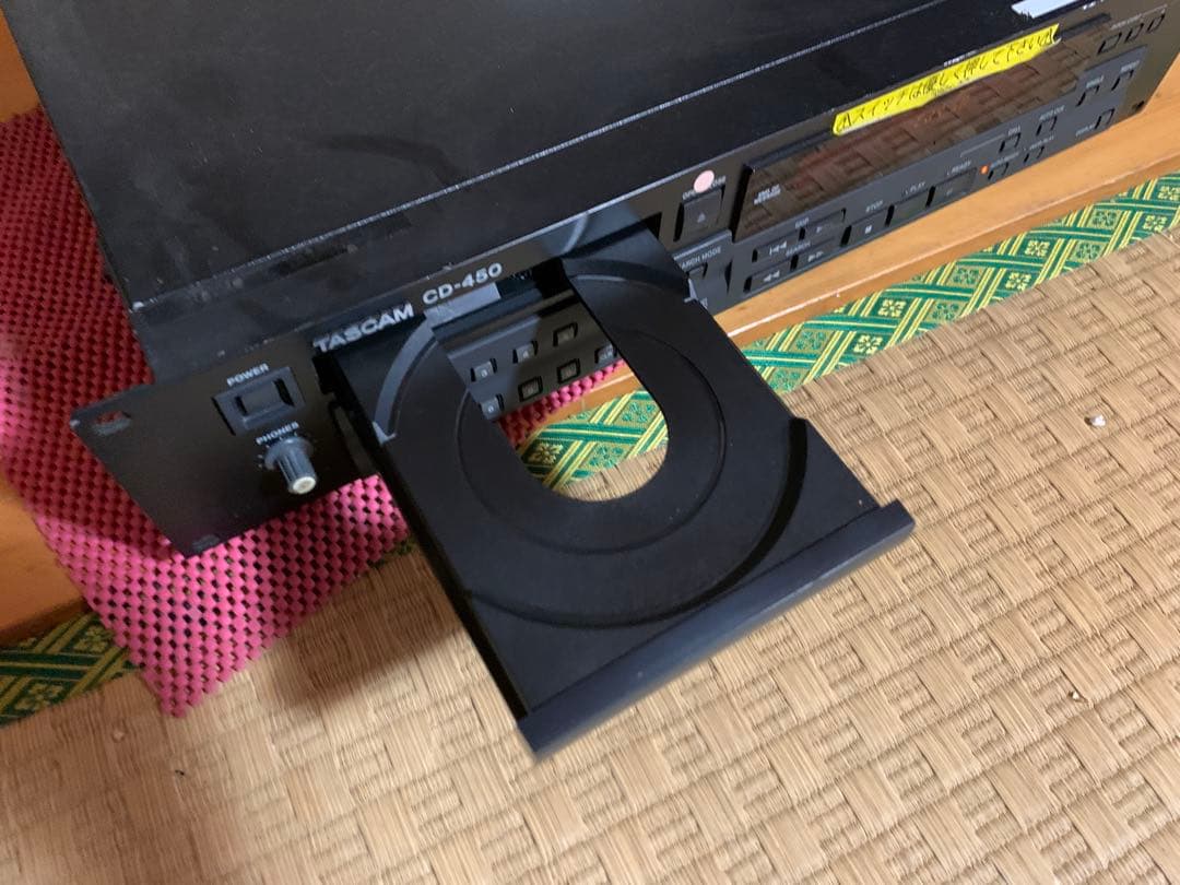 動作品　TASCAM　業務用CD　プレーヤー　CD-450