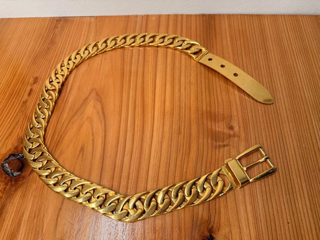 GUCCI グッチ チェーンベルト ゴールド イタリア製