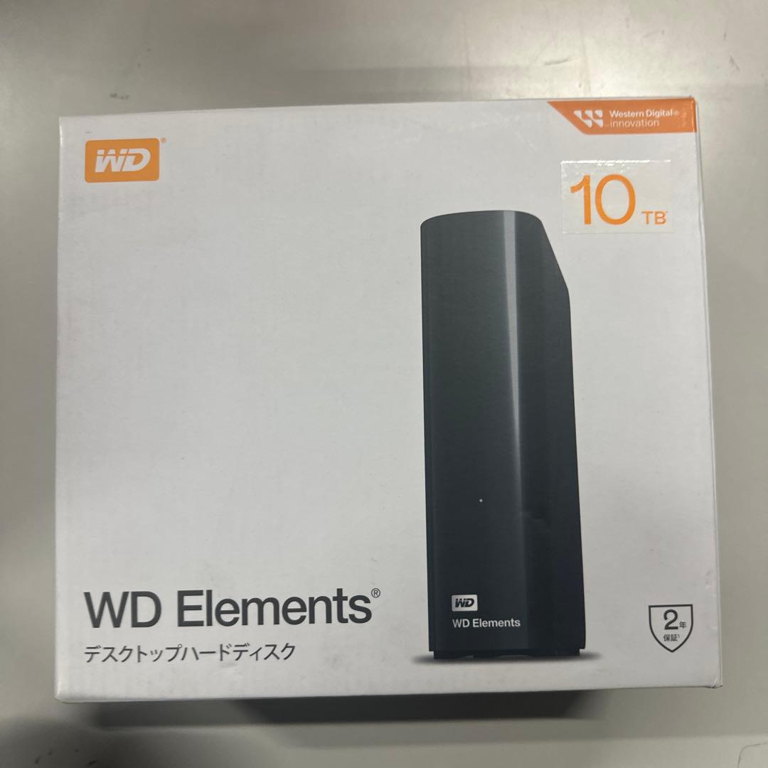 外付けハードディスク・ドライブ WD Elements Desktop 10TB HDD USB 3.0