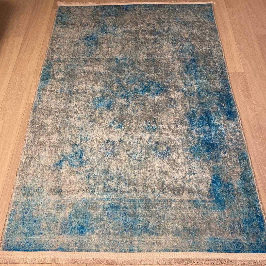 トルコのカーペット 120*180cm オーバーダイ ヴィンテージデザインラグ