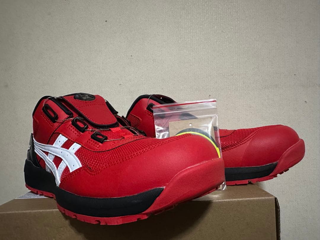アシックス　asics ウィンジョブCP209 赤×白 28cm 新品未使用
