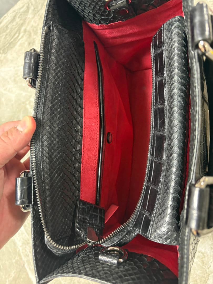 君がいない　池田工芸　オールクロコ　ラウンジトート