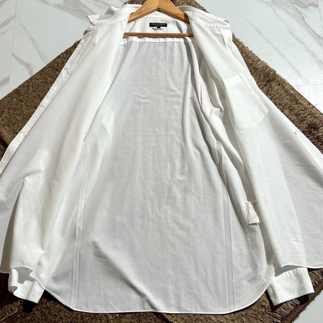 美品✨コムデギャルソンオムプリュス ポリ縮絨シャツ レギュラーカラーシャツ