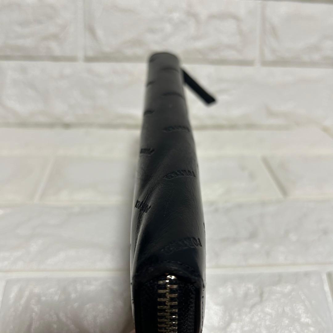 ポーター　エンチェイス　ロングウォレット　ラウンドファスナー　黒