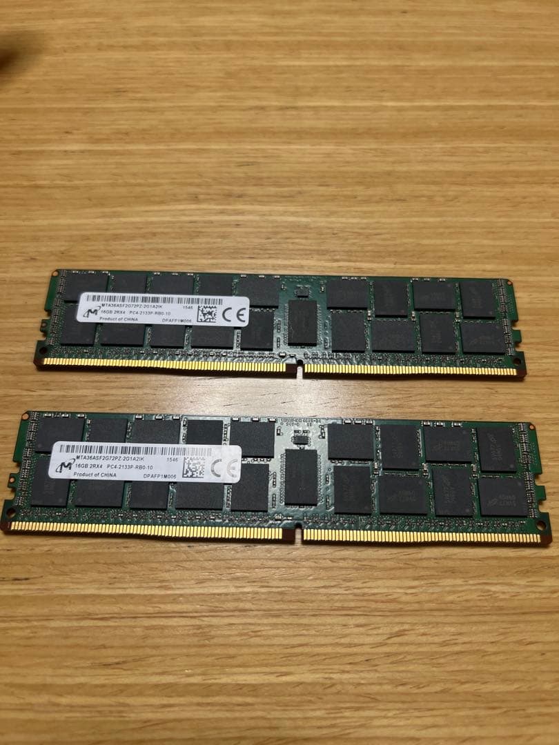 DDR4 16GB×2枚32GB PC4-2133P