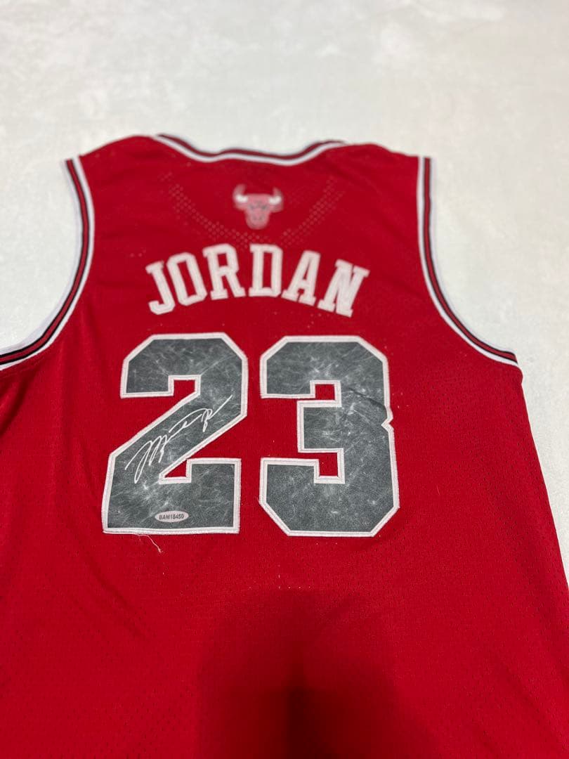 【限定の1点限り！】マイケルジョーダン23 印刷サイン希少状態◎L