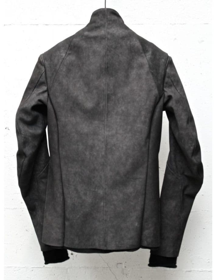 DEVOA レザージャケット ユリウス　ヴィリジアン d.hygen guidi