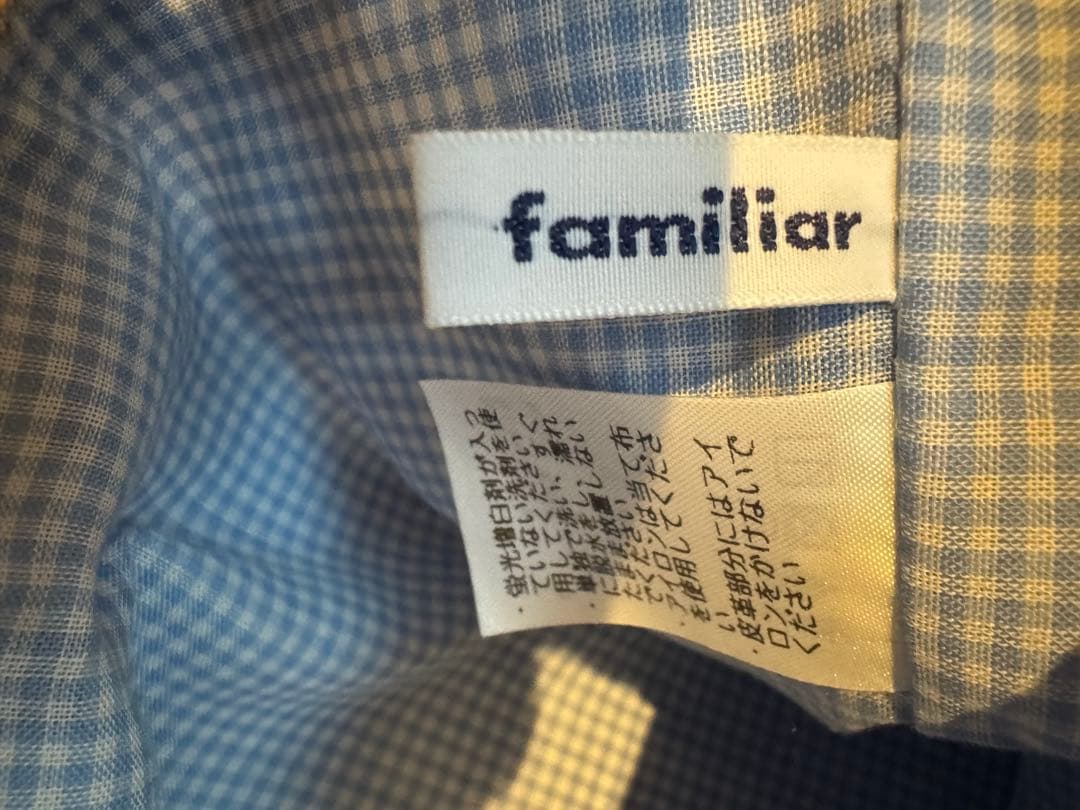 ファミリア チェック　レッスンバック