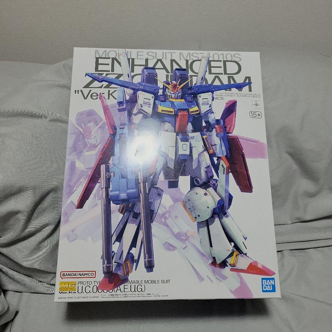 BANDAI MG 強化型ZZガンダム