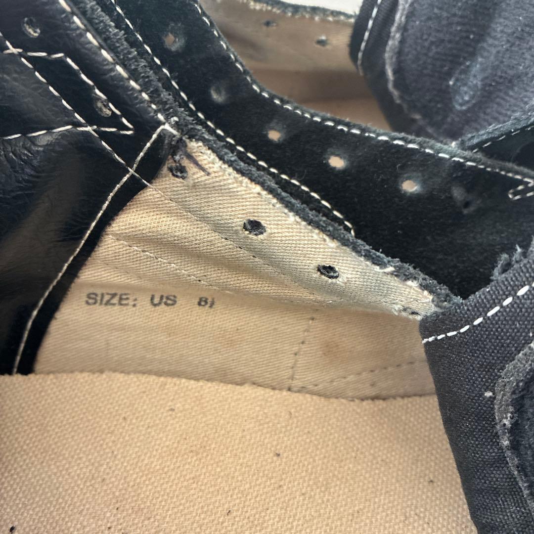 90s Vans Sk8-Hi ブラック/ホワイト