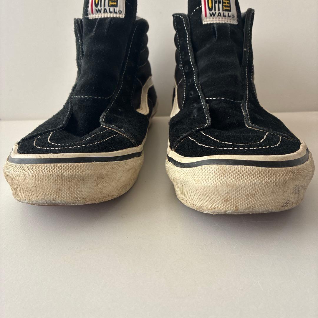 90s Vans Sk8-Hi ブラック/ホワイト