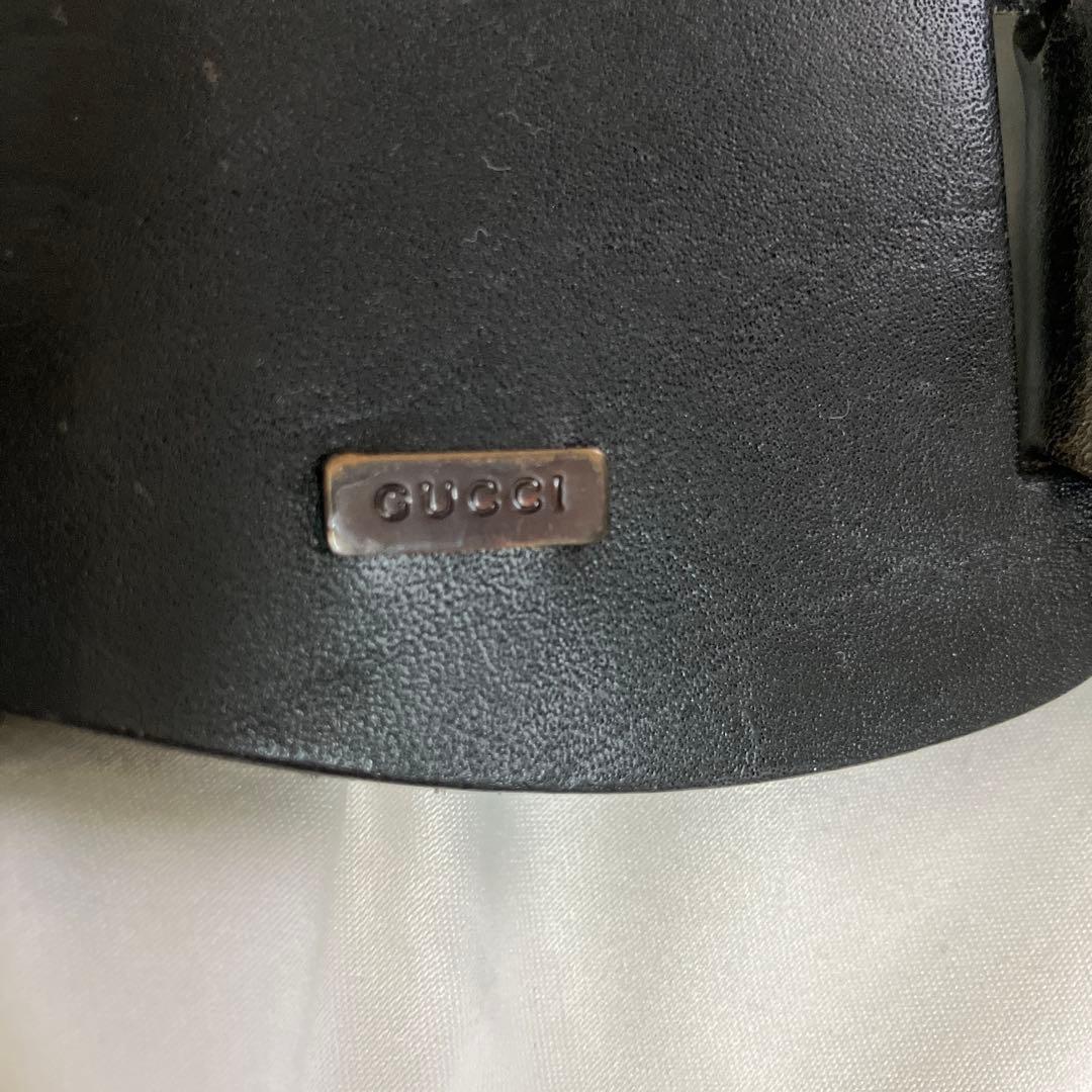 値下げ‼️GUCCI ブラックレザーベルト