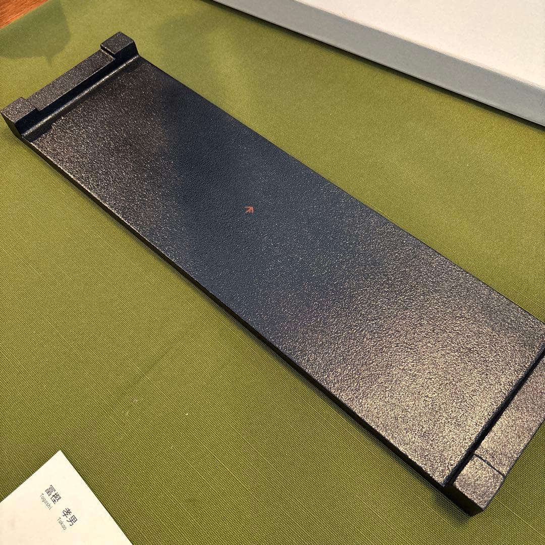 冨樫孝男さん　輪島塗プレート