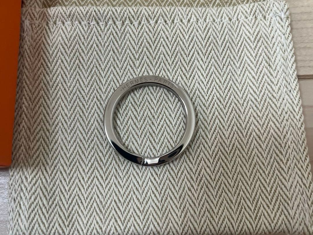 A、K 新品未使用品 エルメス HERMES キーリング シルバー