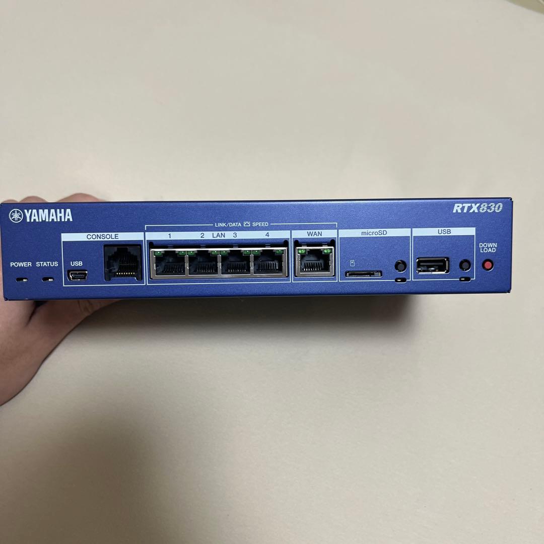 Yamaha RTX830 有線LANルーター
