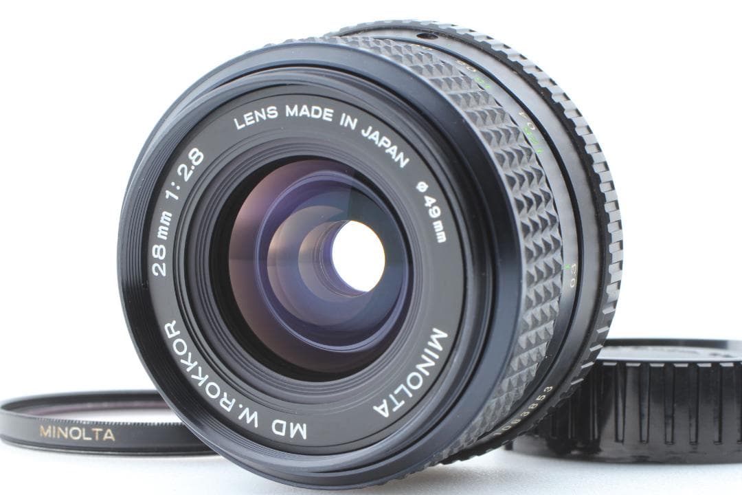 ミノルタ MD W.ROKKOR 28mm F/2.8 広角レンズ l4324