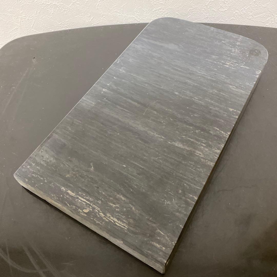 中国美術 歙州硯 大きな硯板 硯石 端渓 水波紋