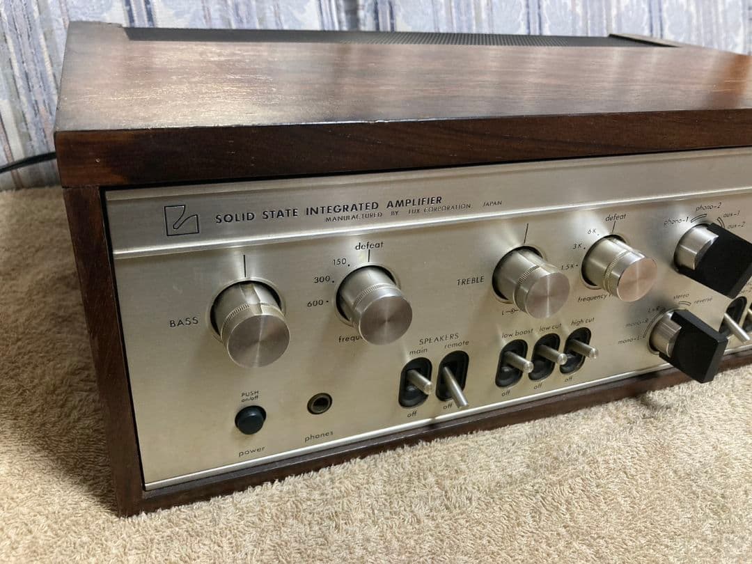 ★動作品!　LUXMAN プリメインアンプ SQ-505X