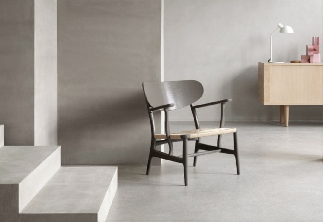 ウェグナー　CH22 限定品　slate色　レザークッション付き