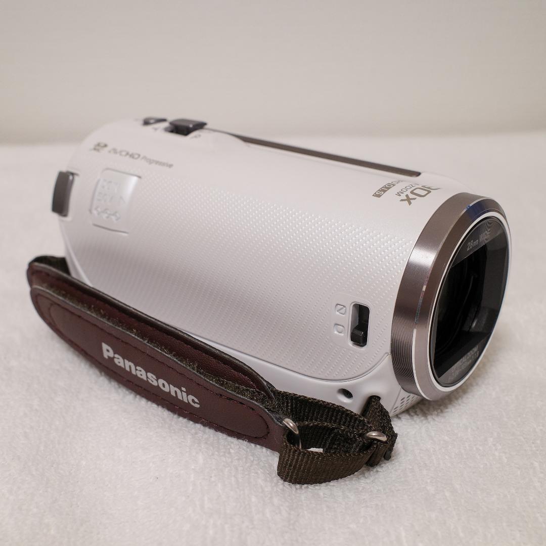 パナソニック HDビデオカメラ 高倍率90倍ズーム HC-V360MS-W